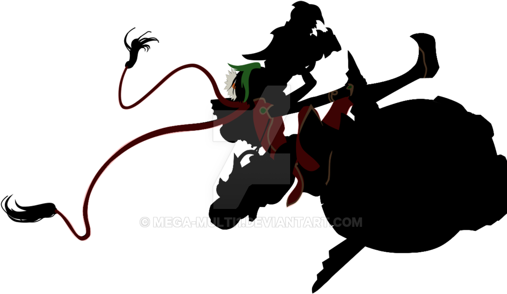 Firecracker Jinx Silhouette Vector By Mega-multi1 - Jinx Render (1024x604)