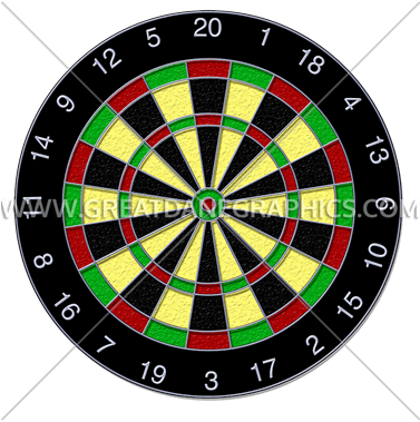 Download Error - Dart Board (376x385)