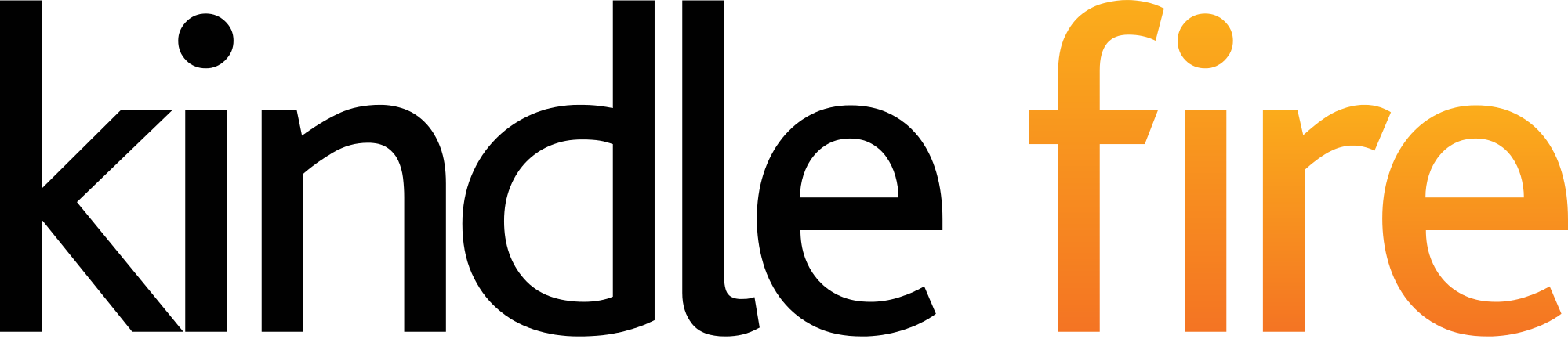 Open - Amazon Kindle Fire Logo (2000x433)