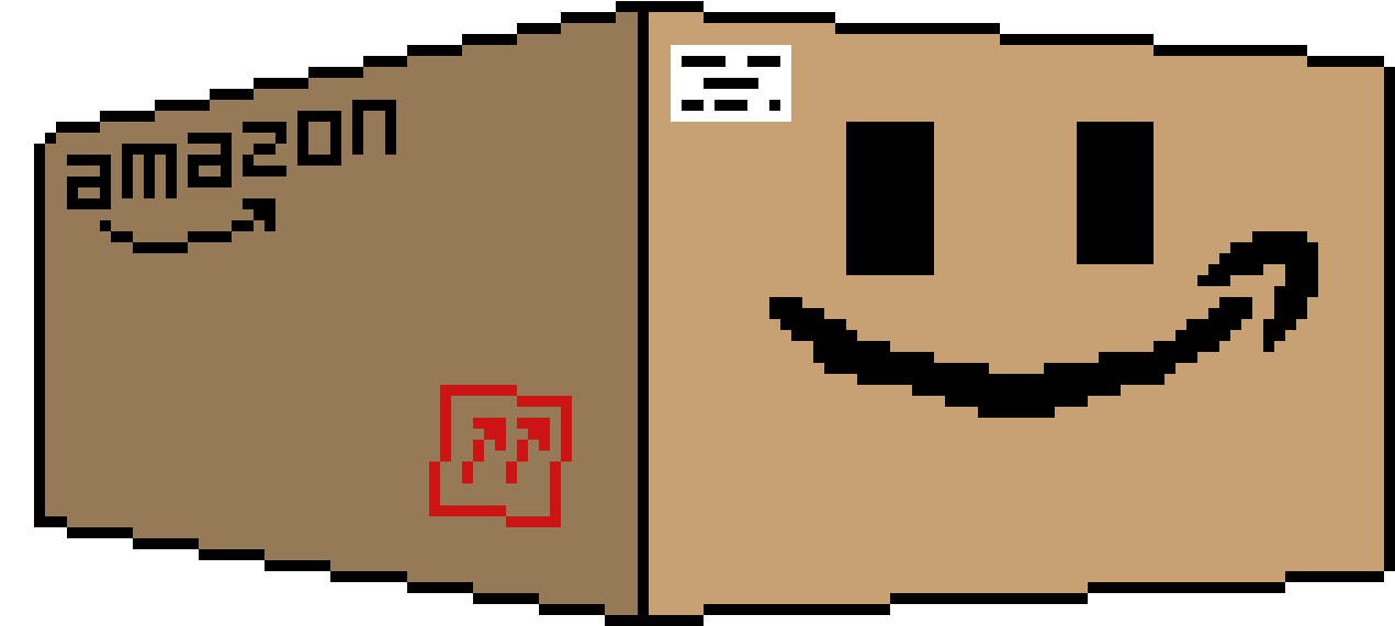 Amazon Smile Box - Amazon Box Smile (1490x660)