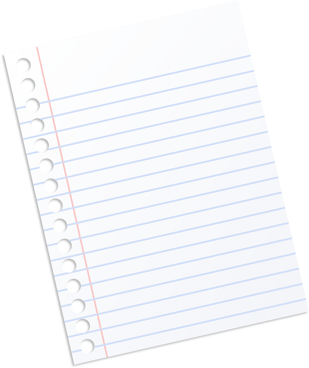 Paper Notebook Material Line - Book (1017x1209)