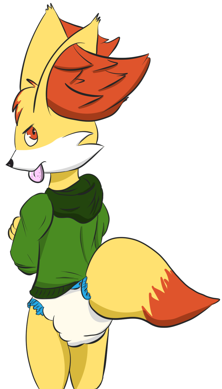 I'm Not A Butt - Cartoon (927x1583)