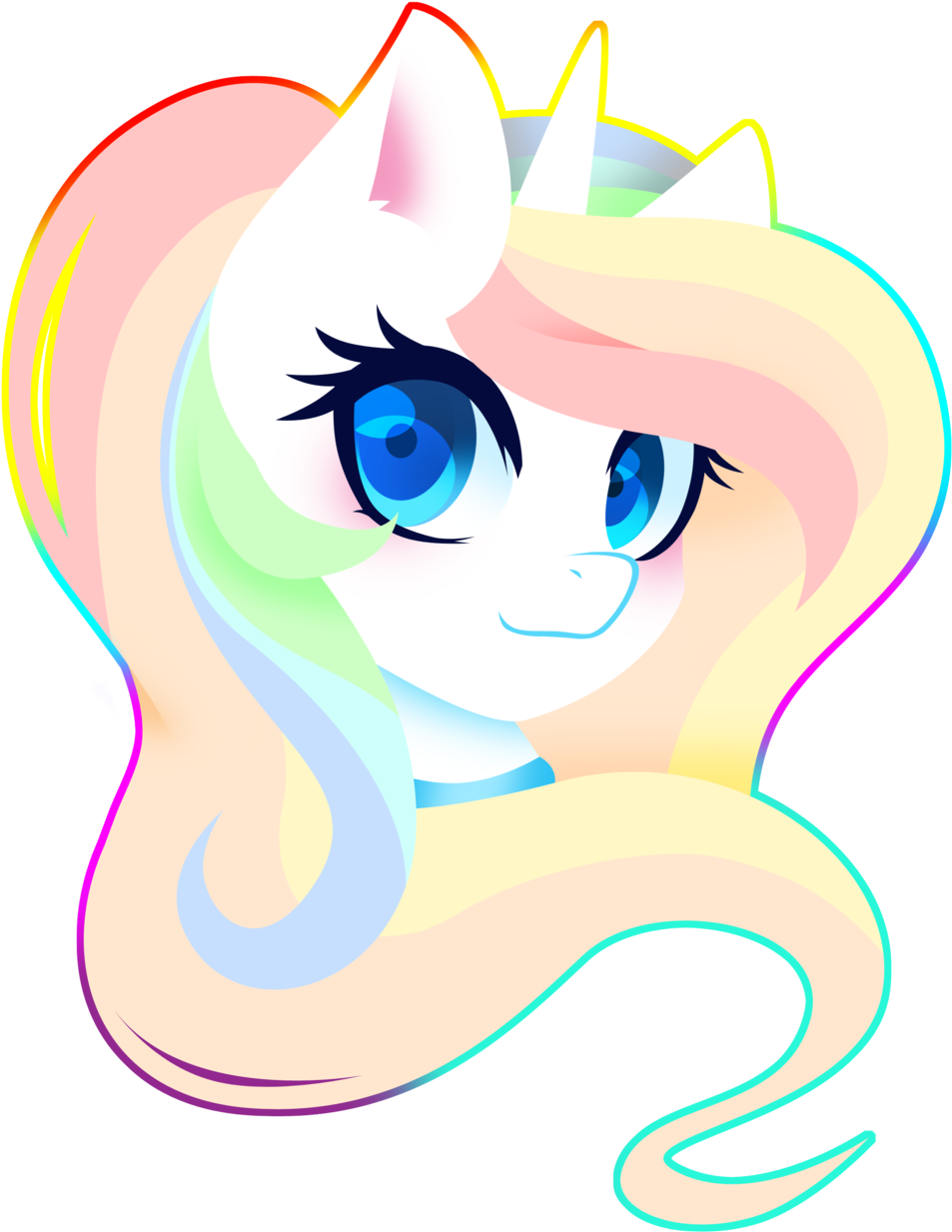 Cloudy Risicpaint By Coldly-painter - Cartoon (1024x1396)