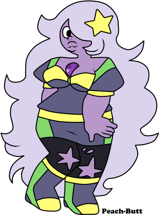 Amethyst By Peach-butt - Cartoon (600x748)