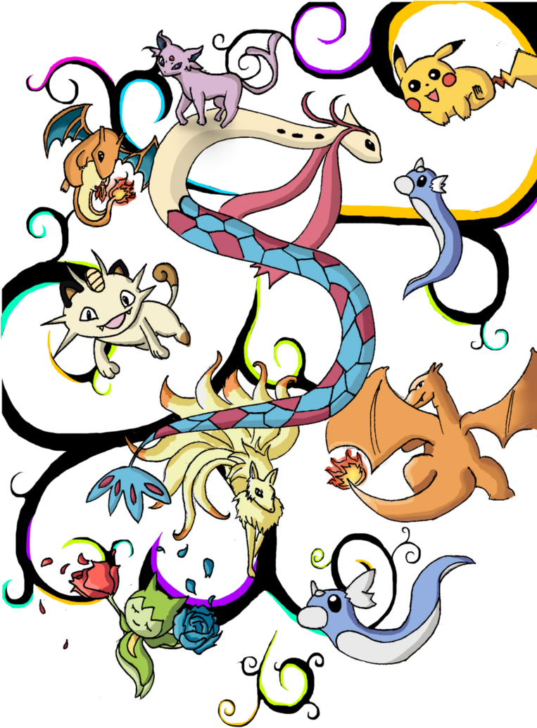 Pokemon Collage Ver - Anime (762x1048)