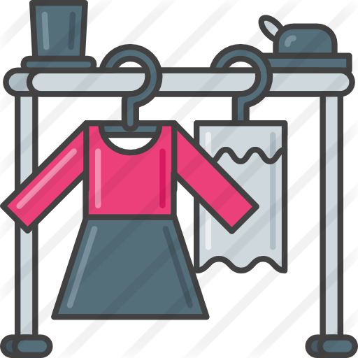 Clothes Rack - Clothing (512x512)