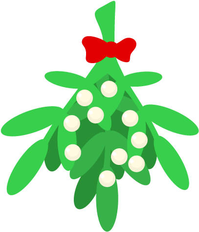 Printable Mistletoe (458x593)