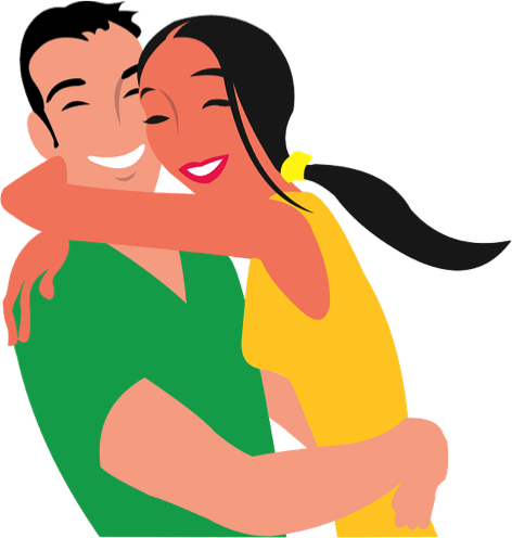 Couple Clipart (472x496)