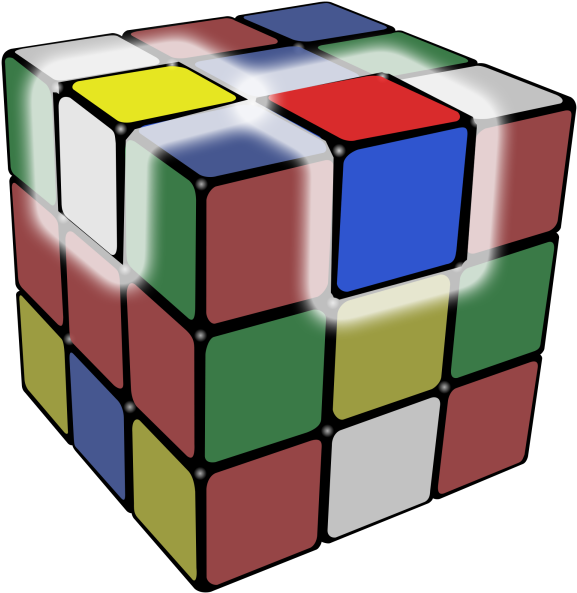 Rubiks Cube First Layer Solved (600x600)