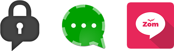 Chatsecure, Conversations And Zom - Chatsecure (640x200)