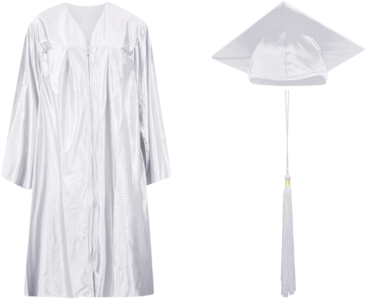 White - Graduation Toga For Elementary (800x800)