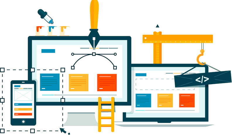 Overview - Creative Web Design Banner (793x462)