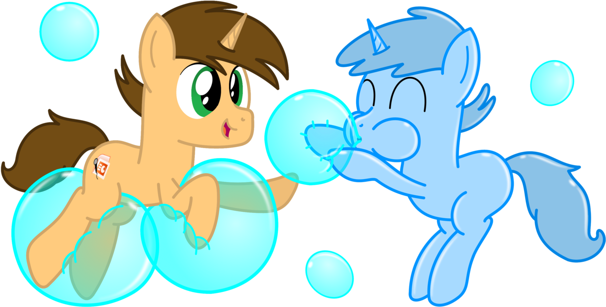 Bladedragoon7575, Blowing Bubbles, Bubble, Bubble Pony, - Cartoon (1280x640)