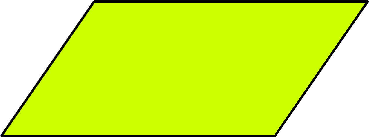 File - Simple Parallelogram - Svg - Parallelogram Shape (1280x480)