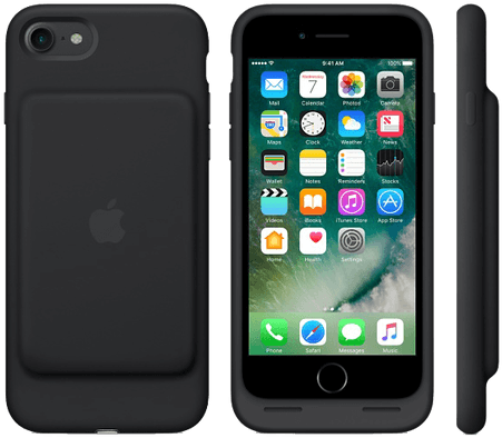 Iphone 7 Smart Battery Case - Iphone 7 With Smart Battery Case (720x458)