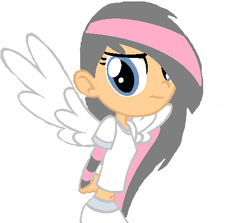 Human Cotton Candy - Human Mlp Oc Drawing (486x493)