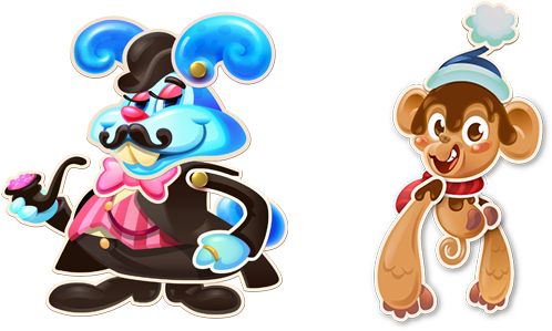 Larry-monkey - Candy Crush Jelly Monklings (600x300)