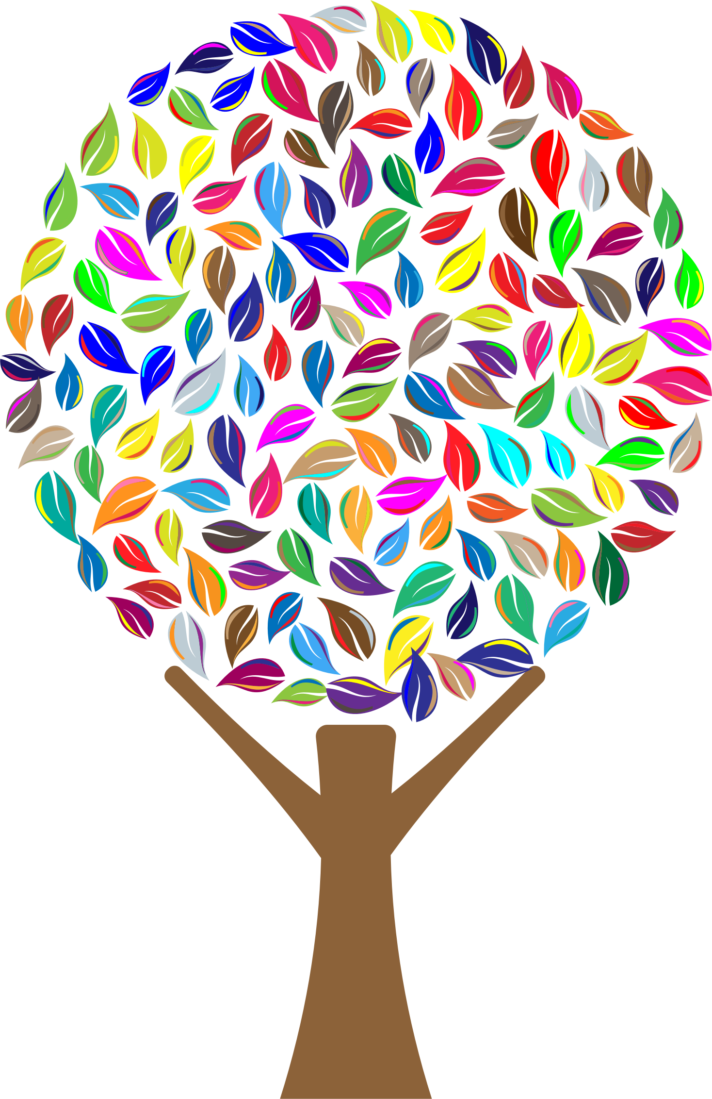 Big Image - Tree Abstract Png (1468x2264)
