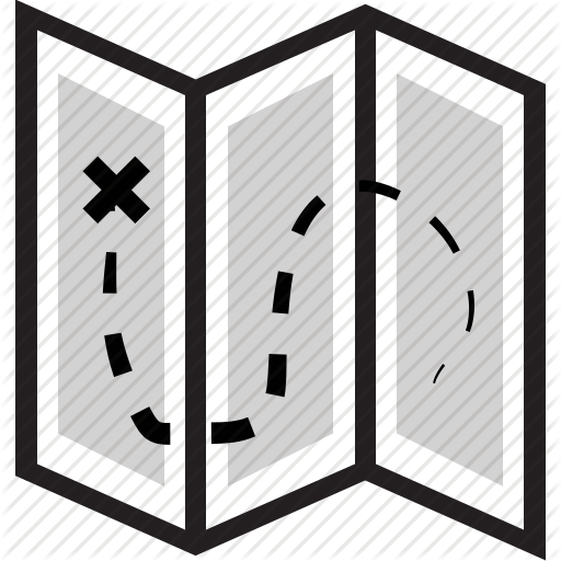 Clipart Info - Icon Map Black (512x512)