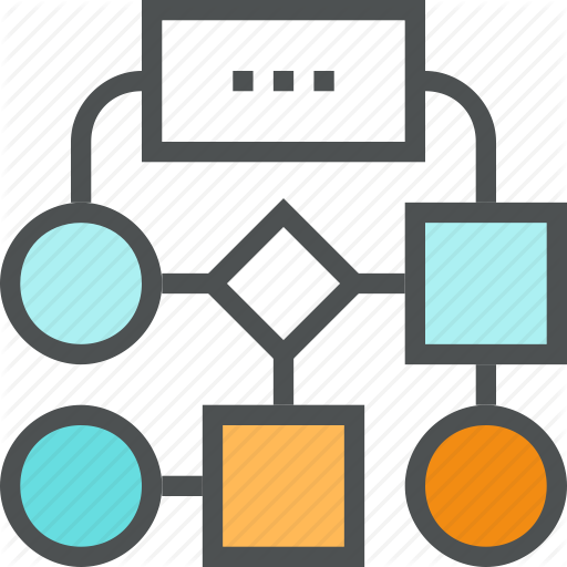 Process Map Cliparts - Workflow Icon Png (512x512)
