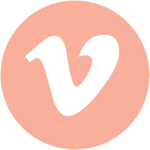 Vimeo Social Media Icon - Circle (500x500)