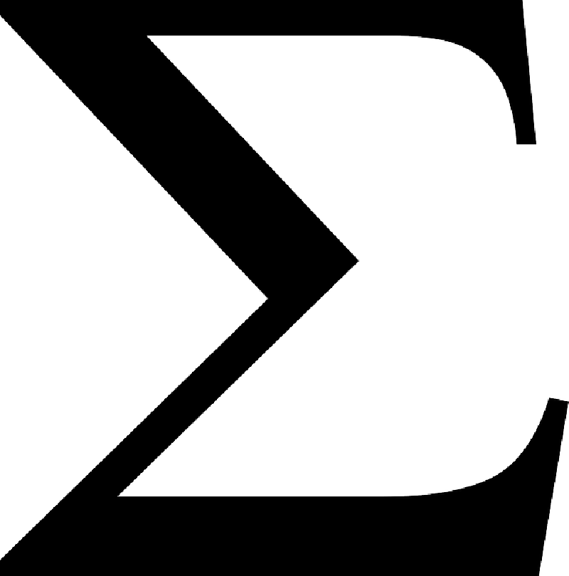 Sum Background Image - Sigma Png (800x810)