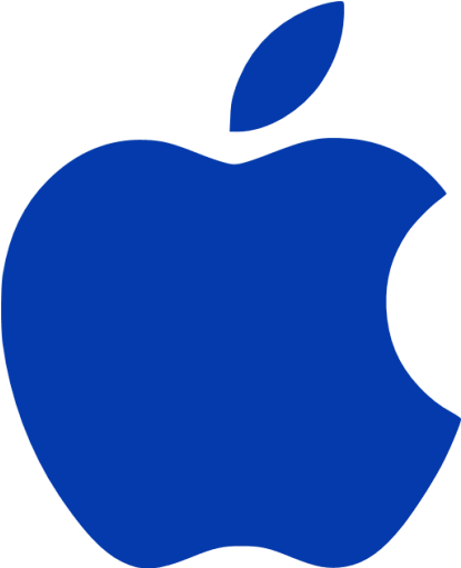 Blue Apple Icon (512x512)