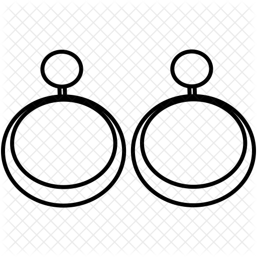 Earrings Icon - Circle (512x512)