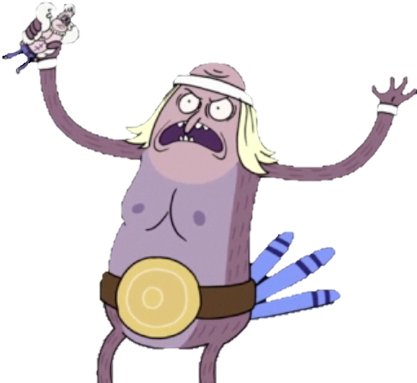 Moon Monster - Regular Show Moon Monster (418x403)
