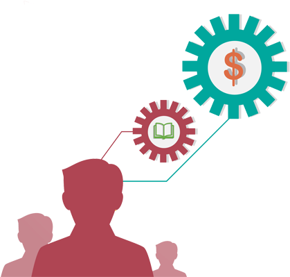 Appraisee And Peer Rating Review - Vector Graphics (433x418)