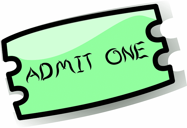 Ticket Clip Art (640x437)