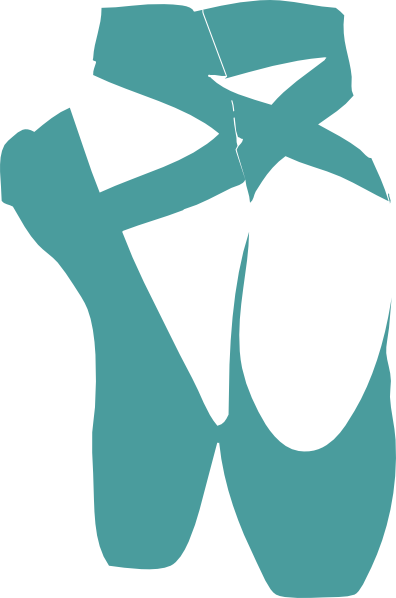 Ballet Shoe Silhouette (396x598)