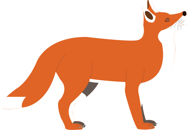 The Fox And The Crow - Dog (604x421)