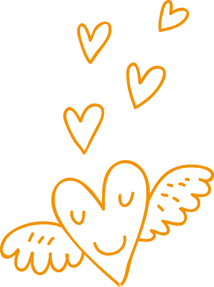 Illustration Heartwings - Illustration (433x580)