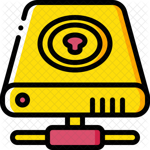 Secure Hard-drive Icon - Hard Disk Drive (512x512)