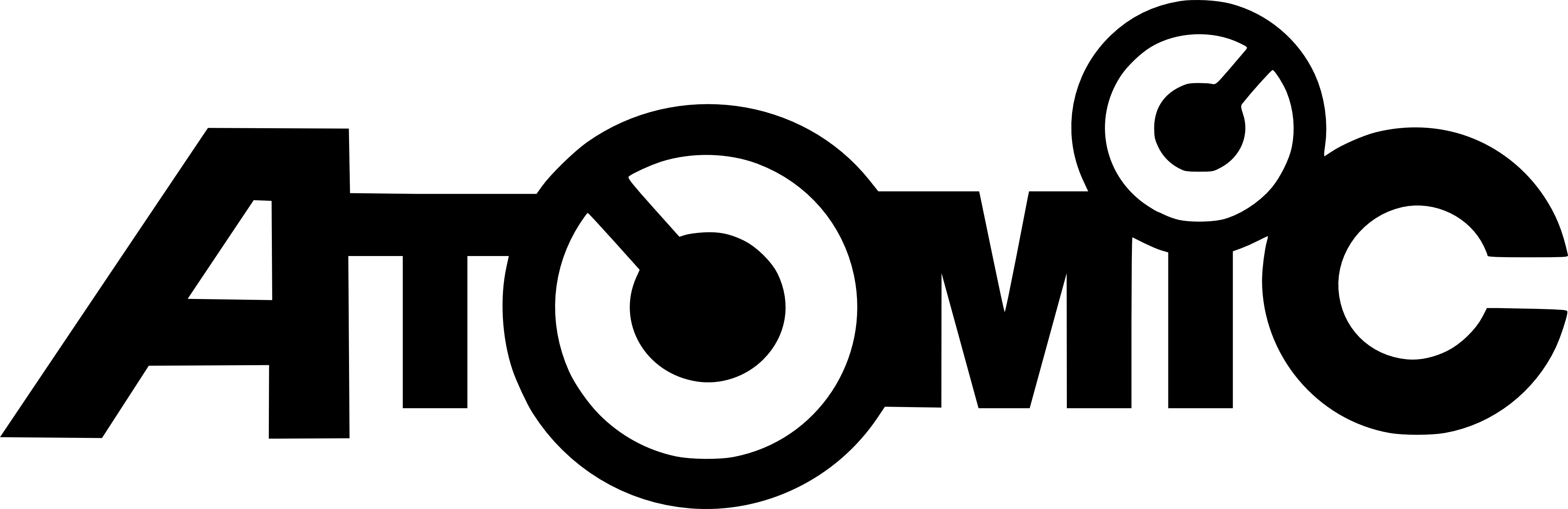 Atomic Logo With A Slanted A - Logo (4124x1338)