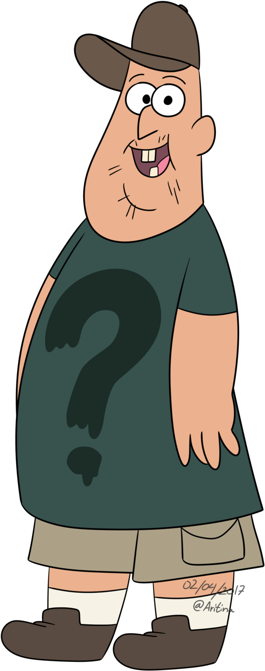 Gravity Falls ~ Soos By Aritina - Gravity Falls (571x1397)