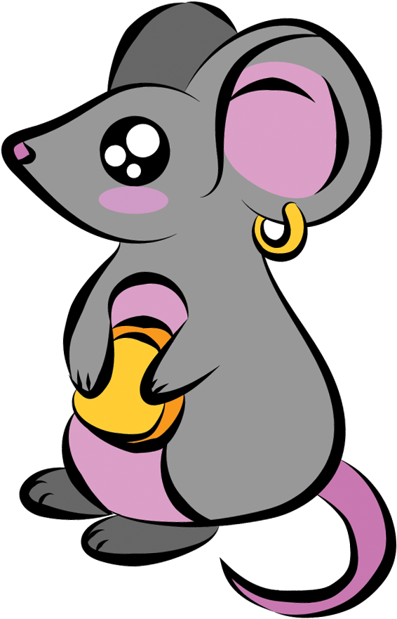 Cute Mouse, Some Artistic Flourish - Snake (936x936)