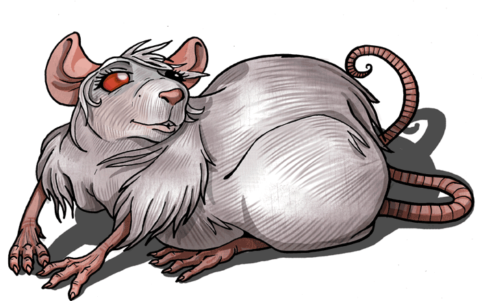 Bat Line Art - Superratte (708x452)