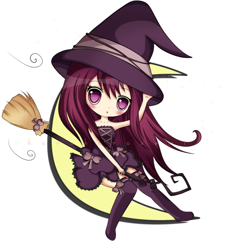 Image - Witch Chibi Png (800x800)