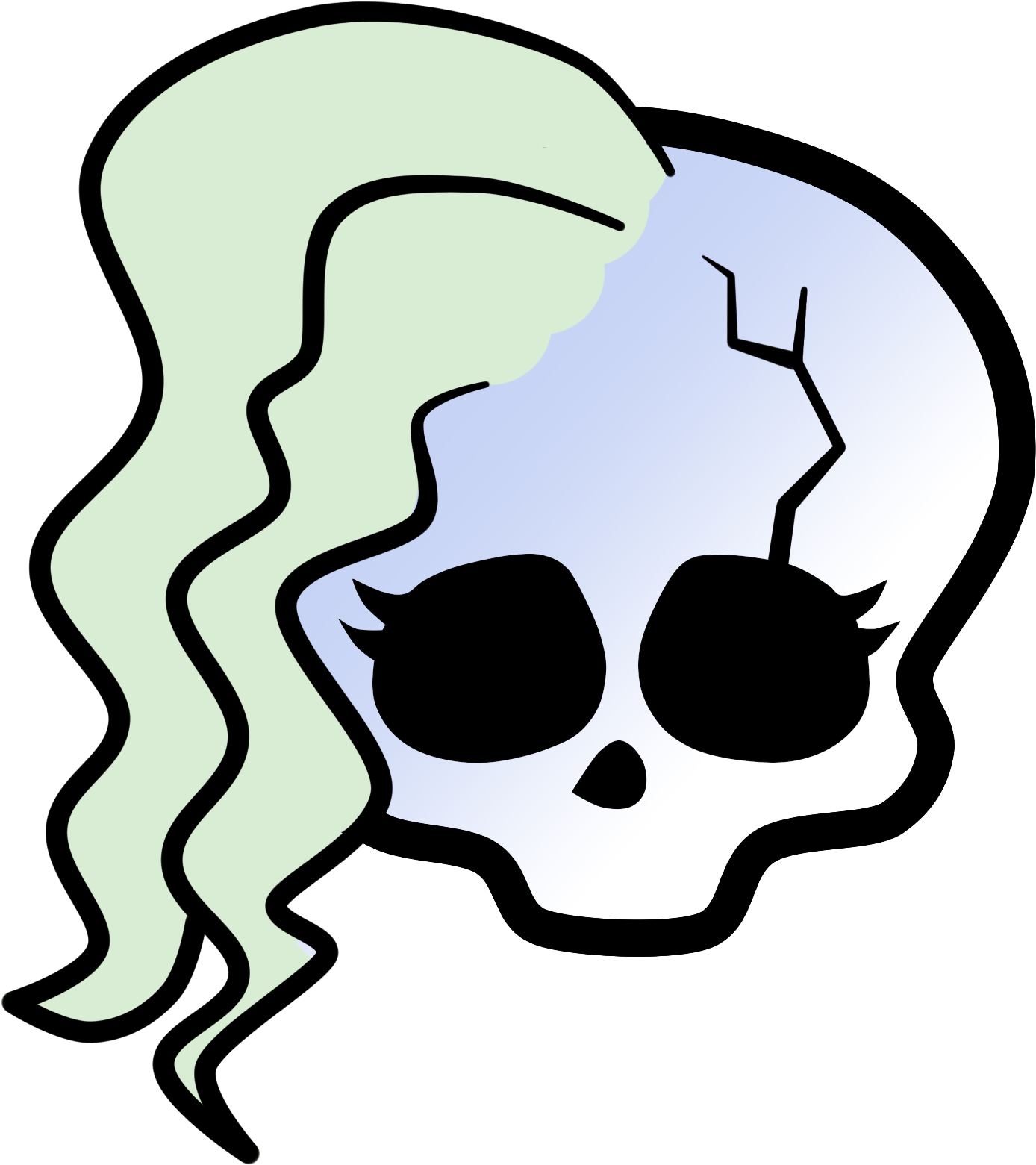 Monster High Template For Cake (1532x1658)