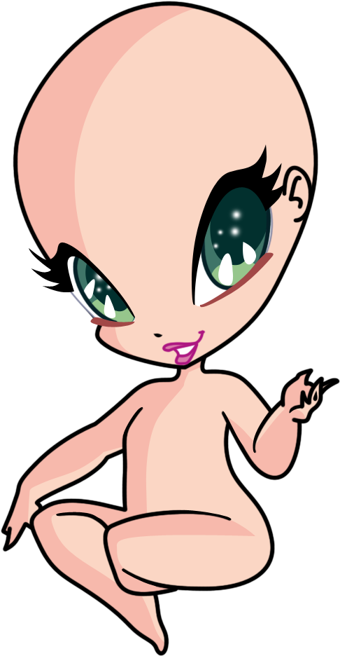 Lockette Poppixie Base By Ultimix - Poppixie (585x1035)