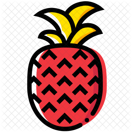 Pineapple Icon - Food (512x512)