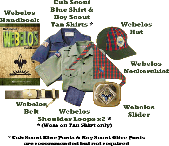 This Webelos Leader Guide Supplements Program Providing - Webelos Uniform (545x473)