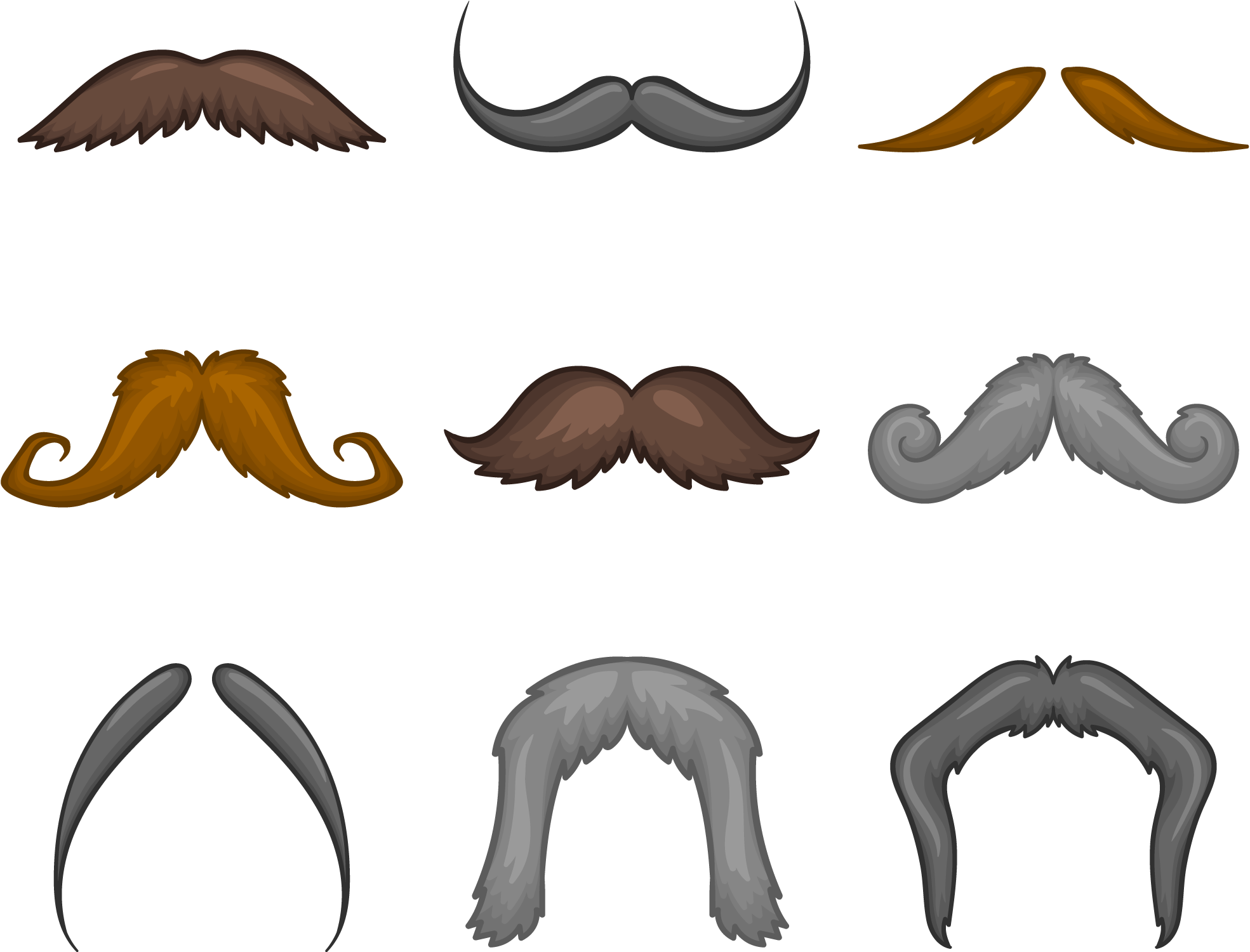 Vector Male Beard - Vector Graphics (1969x1500)