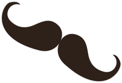 Cartoon Beard - Moustache - شارب فيكتور (553x579)