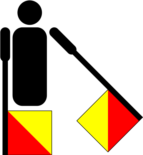 File - Semaphore Golf - Svg - Semaphore (1000x833)
