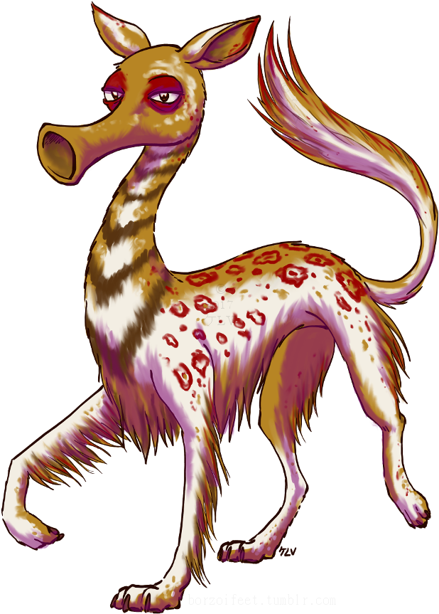 What - White-tailed Deer (688x900)