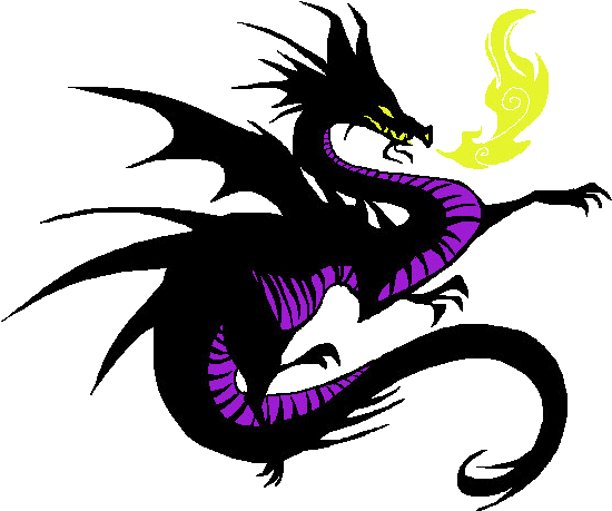 ~more Pages~ - Maleficent Dragon Vector (588x491)