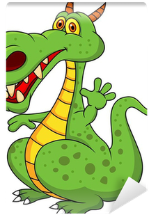 Dragon Cartoon Waving (400x400)